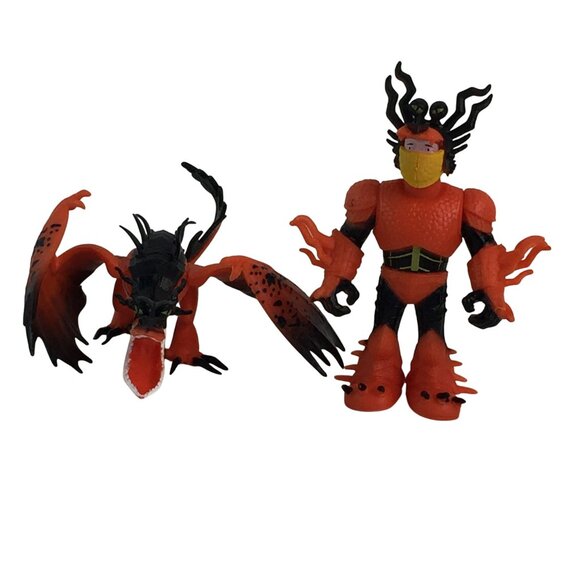 How To Train Your Dragon Toy Figures Stormfly Astrid Hookfang Snotlout Hiccup - Picture 4 of 13